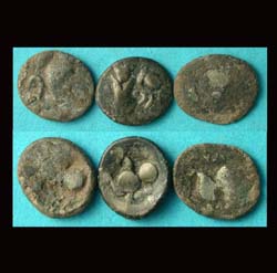 Danubian Celts, Obols, ca. 3rd-2nd Cent. BC, 3-Pack!